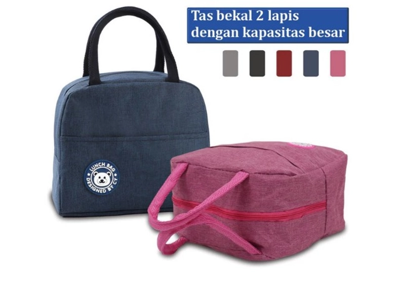 Product image Alcante - Lunch Bag Cooler Tempat Bekal 2 lapis random