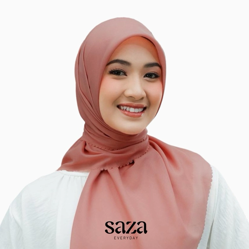 Product image SAZA Everyday - Jilbab Segiempat Aira Voal SQ Peach Allsize Peach