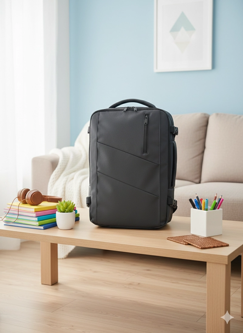 Product image Tas Ransel WEGNER Tas Punggung Backpack Pria Waterproof Tas Laptop Laki-Laki Sekolah dan Kerja Big Hitam