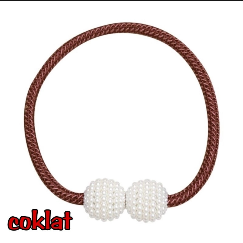 Product image Galeripuko - TALI MAGNET GORDEN TALI MAGNETIC GORDEN TASSEL MAGNET GORDEN Tassel coklat [PO 3 hari Kerja]