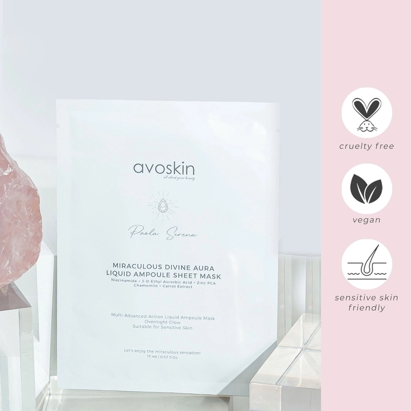 Product image AVOSKIN OFFICIAL - Miraculous Divine Aura Liquid Ampoule Sheet Mask 17 ml Sheet Mask