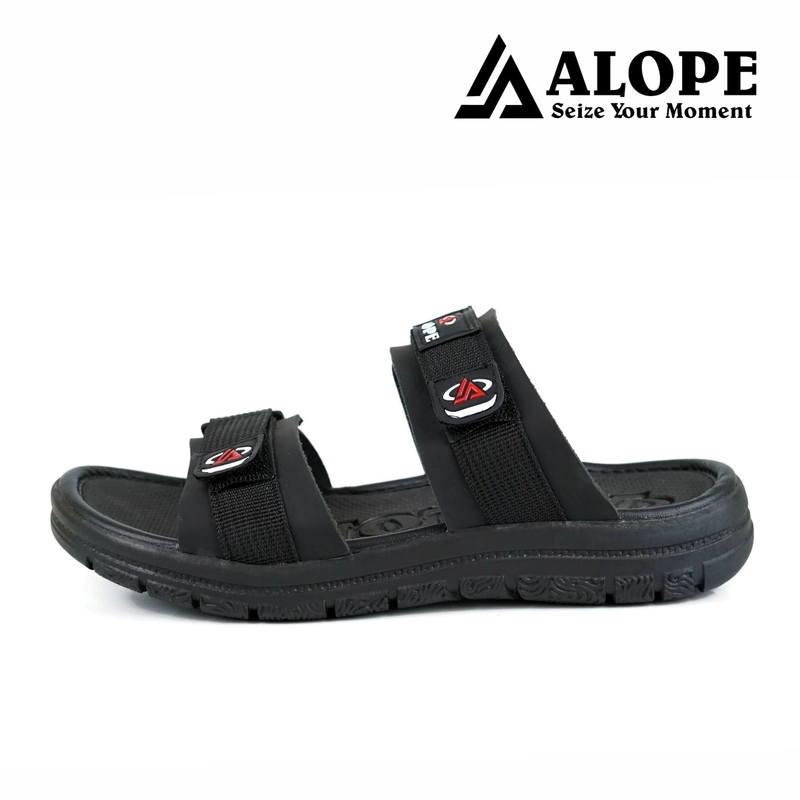 Product image ALOPE OFFICIAL - BUY 1 GET 1 SANDAL ALOPE SANDAL WILDER CASUAL SANDAL GUNUNG TANPA PENGAIT BELAKANG 39 Hitam