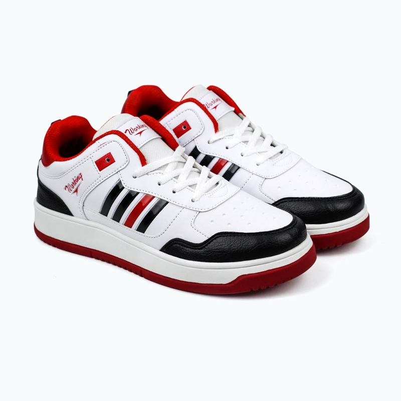 Product image Working Shoes - NEW ARRIVAL SEPATU RUNNING PRIA WORKING SNEAKERS T-24 TRENDI 39 Putih Merah