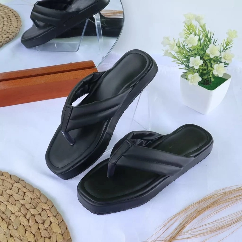 Product image LUXIA - Sandal Flip Flop Wanita New Jeny-01 37 HITAM
