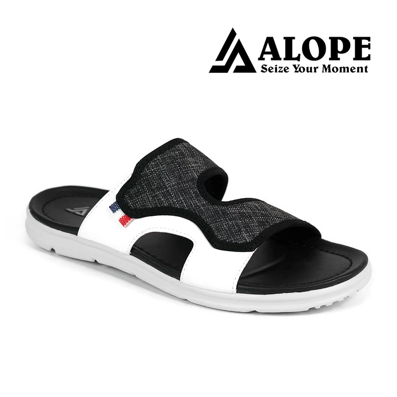 Product image ALOPE OFFICIAL - SANDAL VEGAS PRIA WANITA BAHAN LEVIS NEW MODEL SIZE DEWASA READY 39 SAMPAI 43 39 hitam