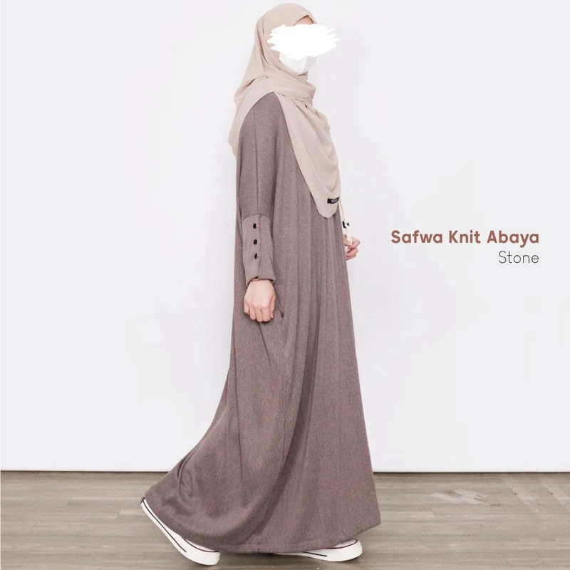 Product image Khisna collection - New abaya kekinian wanita safwa yang masih anget bahan adem Allsize Stone