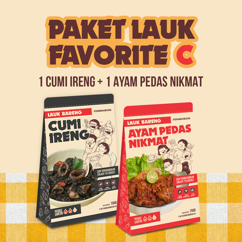 Product image Lahap Bareng - Lahap Bareng - Paket Lauk Favorit 2 Lauk Makanan Instant Ready to Eat 2 pcs CI + APN