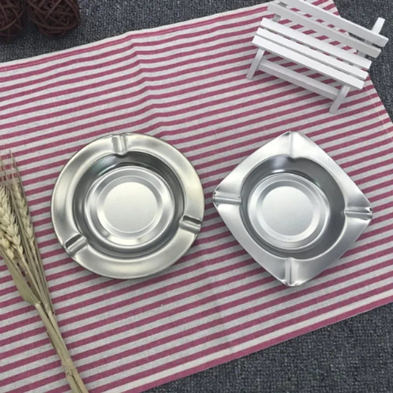 Product image KAHASIL - Asbak Rokok Stainless Alumunium KMJ269 BULAT