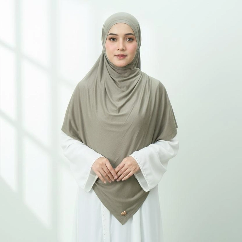 Product image Sakura Baru X Willofi - Pashmina Rayon Tencel Premium Amora Kerudung Wanita Terbaru 2025 Jilbab Mus All Size Greentea