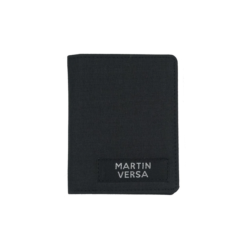 Product image Martinversa WL17 Dompet Lipat Uang Persegi Man Wallet Kain Kanvas Free Size Hitam