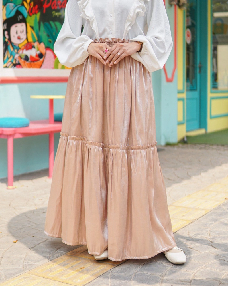 Product image byLayna Official - Bawahan Rok Wanita Aileen Skirt XL Mocca
