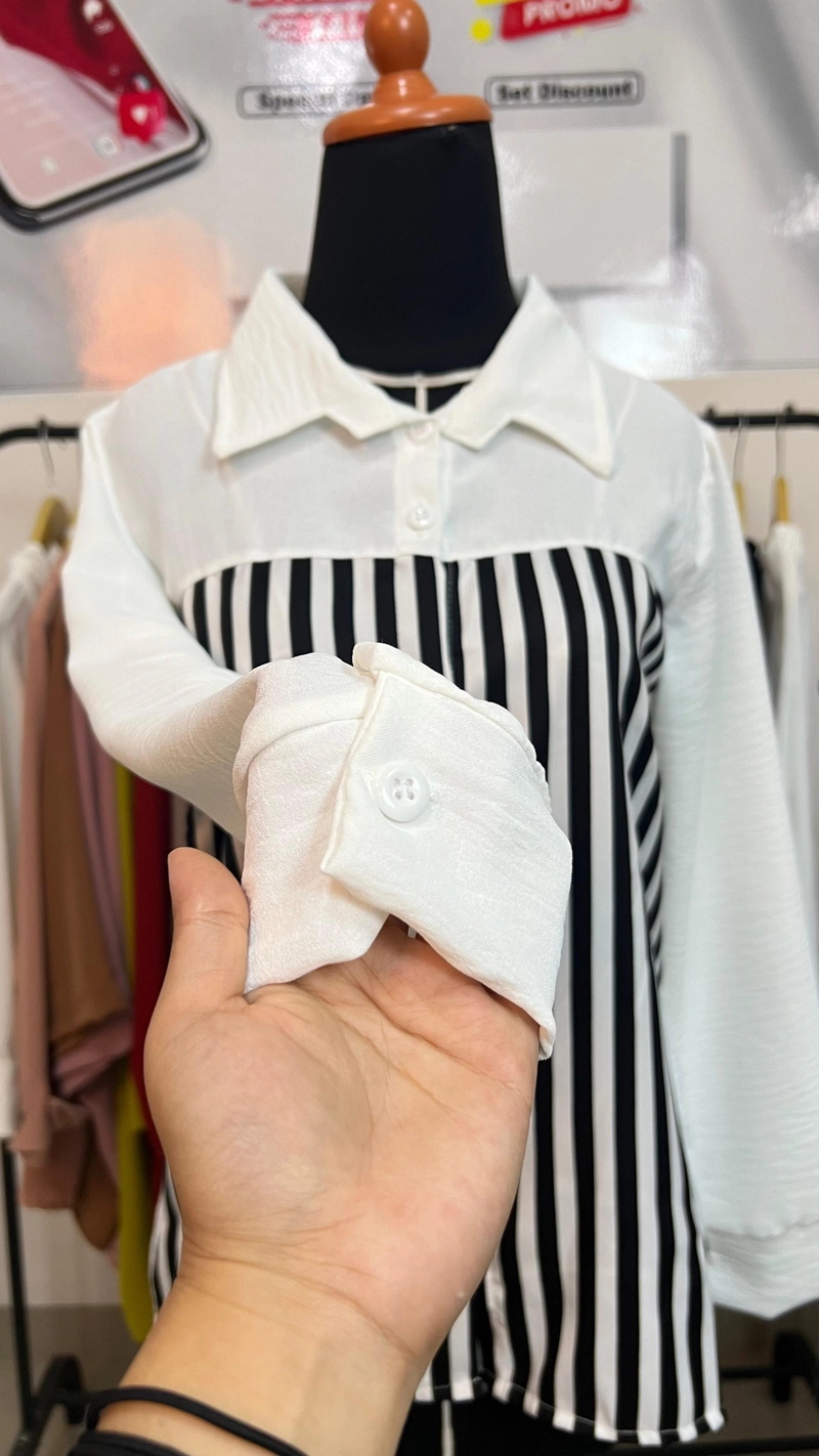 Product image Sseolshop - Baju Wanita - Anggun Baju Atasan Wanita Terbaru M BW