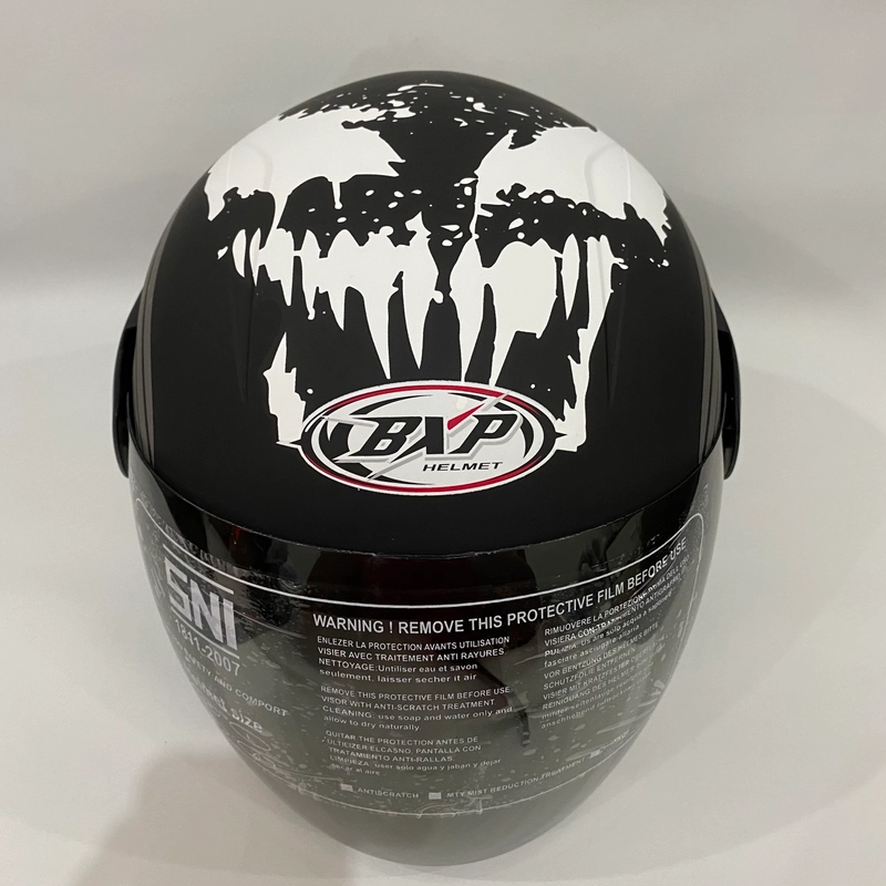 Product image Helm Nuvo Venom Abu Abu Doff - Helm SNI - Helm Dewasa L Nuvo Venom Abu Abu Doff