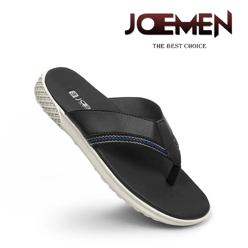 Product image Joemen Official - Joemen Sandal Pria Kulit S 97 New Original Brand Lokal Pria Jepit Sandal Terbaru Joemen 2024 39 Hitam