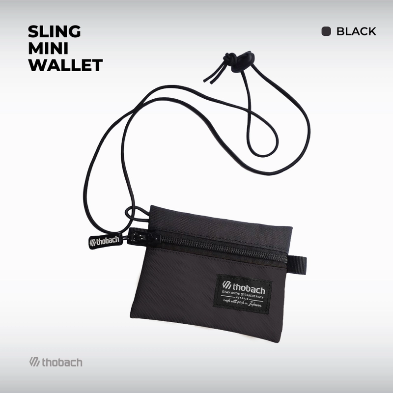 Product image Thobach official - Thobach Official-SLING POUCH MINI DOMPET KARTU WALLET All size Black