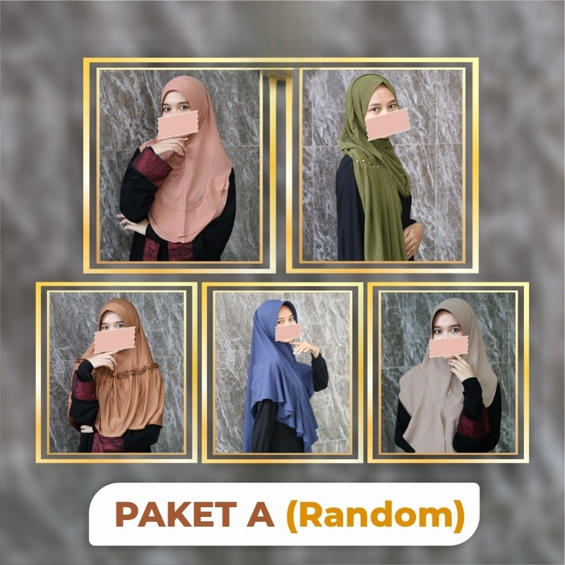 Product image Alifa Sajadah Shop - HAMPERS HIJAB 190 gram Paket A
