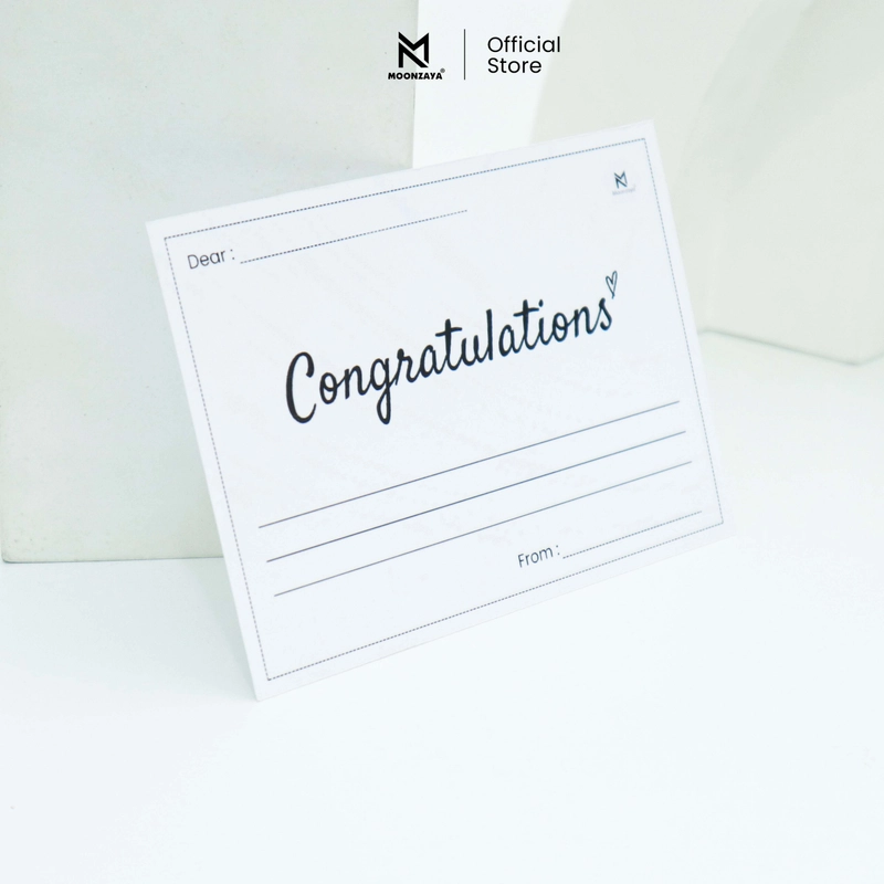 Product image Moonzaya - GREETING CARD BY MOONZAYA GREETING CARD CONGRATULATION