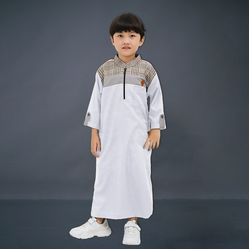 Product image Kawan Muslim - Jubah Anak Laki Laki Baju Gamis Anak Laki Laki 1-14 Tahun Hitam Katun Premium HITAM 1&2 TAHUN
