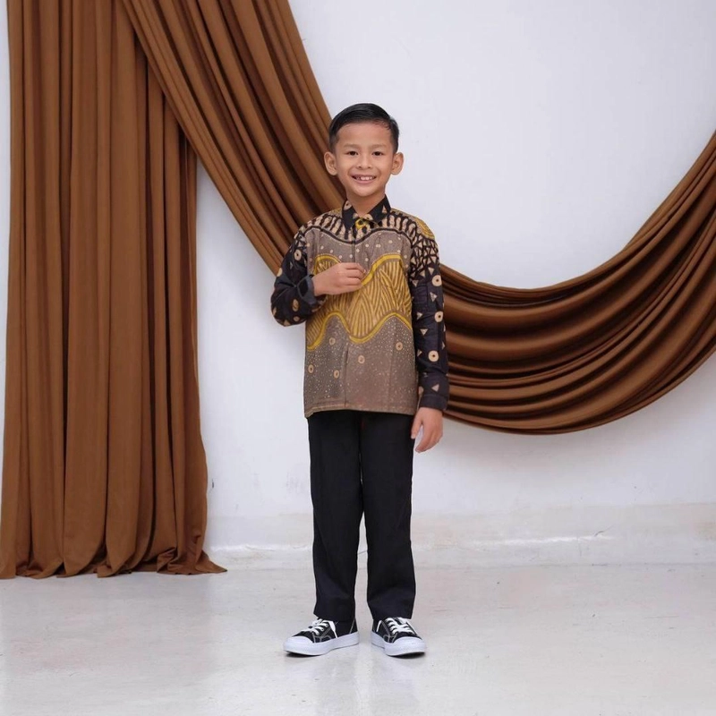 Product image Kois Batik - Kemeja Batik Anak Laki Laki Kemeja Batik anak Banyak Varian Lengan Panjang xl kemeja anak 3