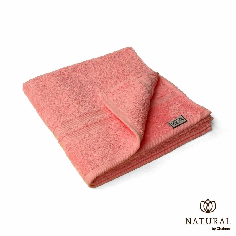 Product image Chalmer - Handuk Mandi Natural by Chalmer 50 x 100cm Ukuran Medium Handuk Travel Kualitas Premium Salmon Pink