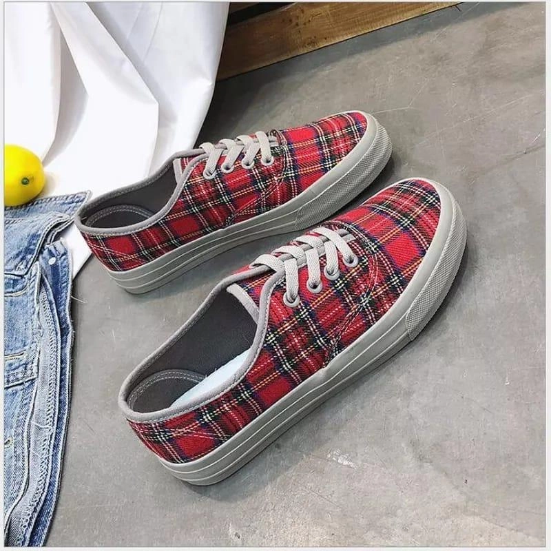 Product image Koekita - Sepatu kets sneakers wanita Chunky new trendy KTB-02 40 Merah