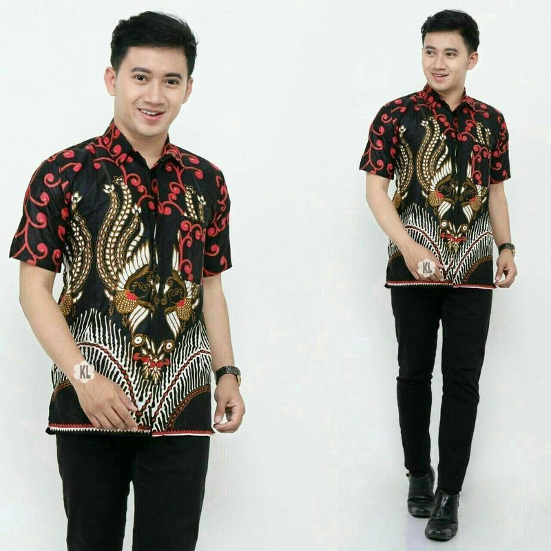 Product image Batik Alfin - Kemejan Batik pria dewasa modern terbaru bagus banget nyaman di pakai M Hem 1