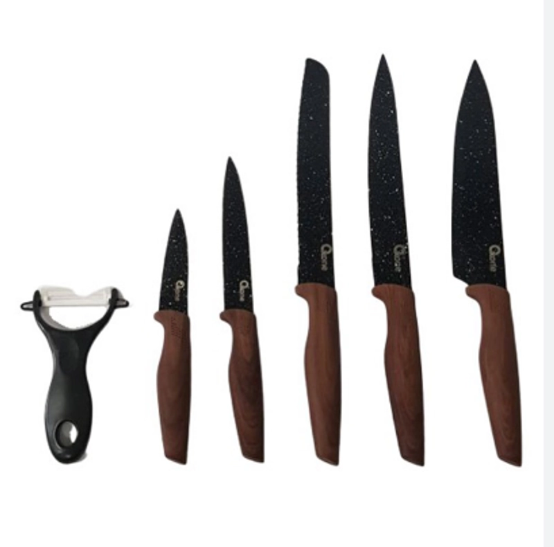 Product image UTAMAMEGA - Pisau Set Oxone OX-605 Pisau Dapur Marble Knife Set Type OX-605