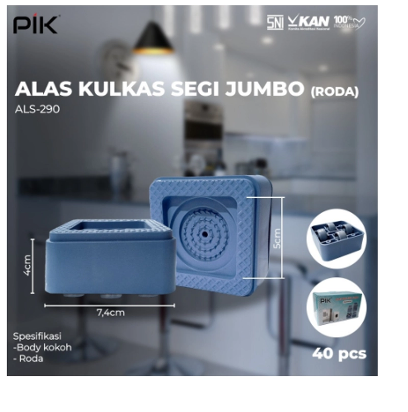 Product image UTAMAMEGA - Alas Kaki Kulkas & Mesin Cuci Dengan Roda isi 4Pcs Type ALS-290