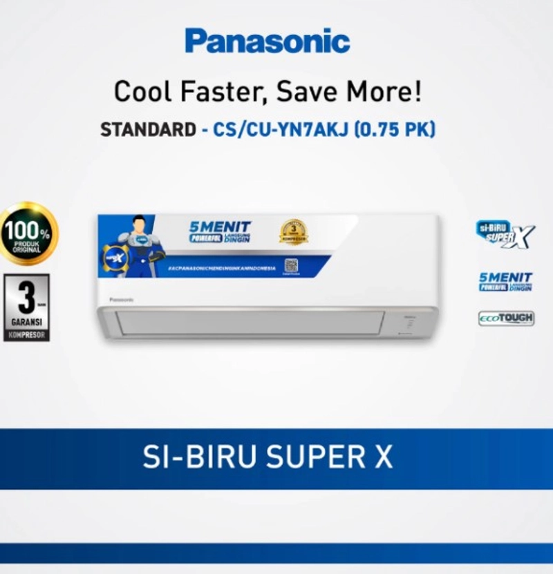 Product image Mumtazqu Store - Panasonic CS/CU-YN7AKJ AC Standard Non Inverter [0 75 PK] all size random