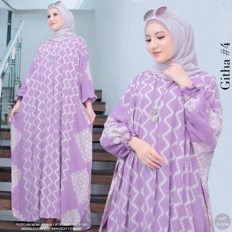 Product image Nauriya Fashion - KAFTAN GITHA 4 PASTEL ALLSIZE LD 160CM Allsize E