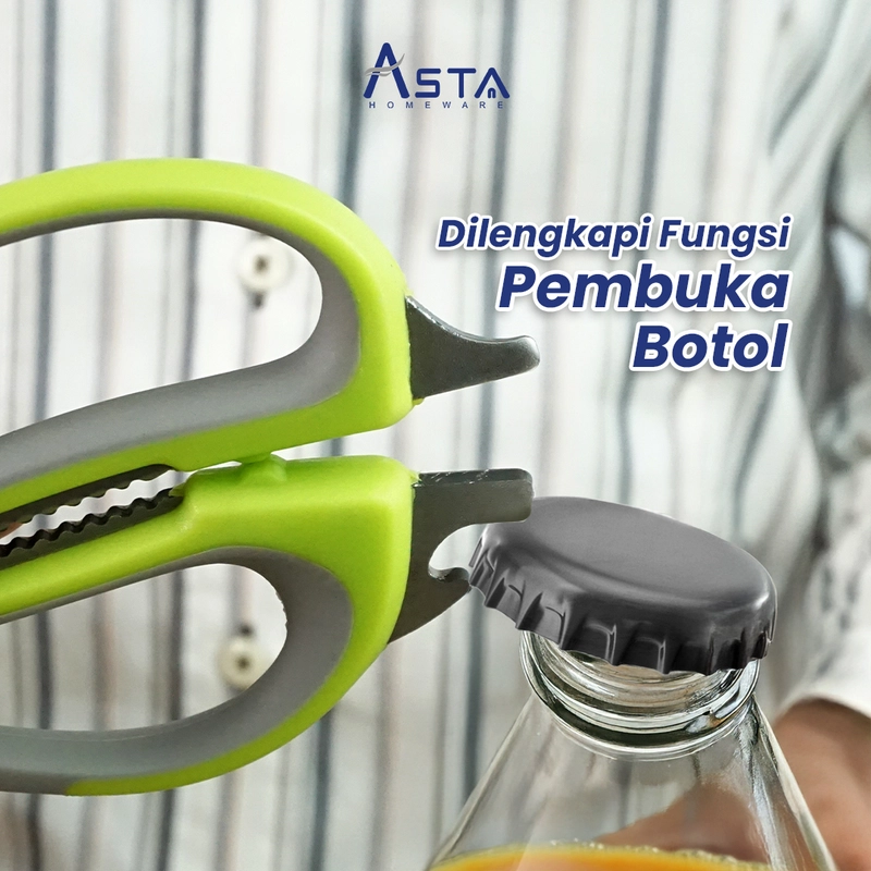 Product image Asta Homeware Official - Asta Gunting Dapur Stainless Steel Serbaguna 7in1 Multifungsi Variasi Gunting 7in1