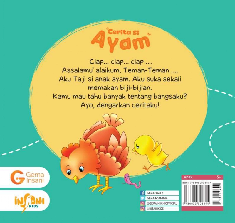 Product image Gema Insani - Cerita Si Ayam 20 x 21 SC