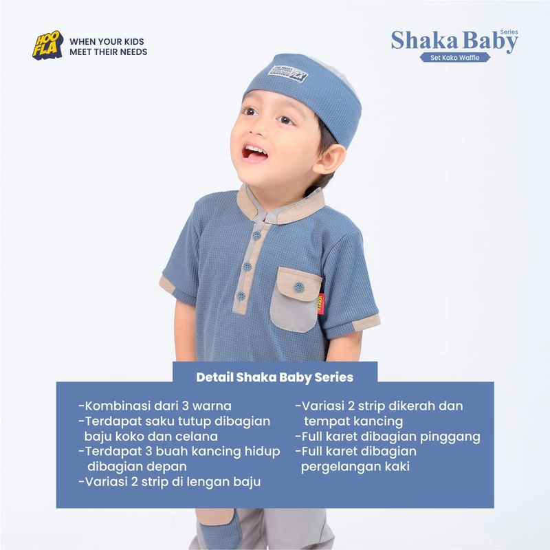 Product image [JL] Hoofla - Pakaian Anak Laki-laki Shaka Baby Series M shaka 02