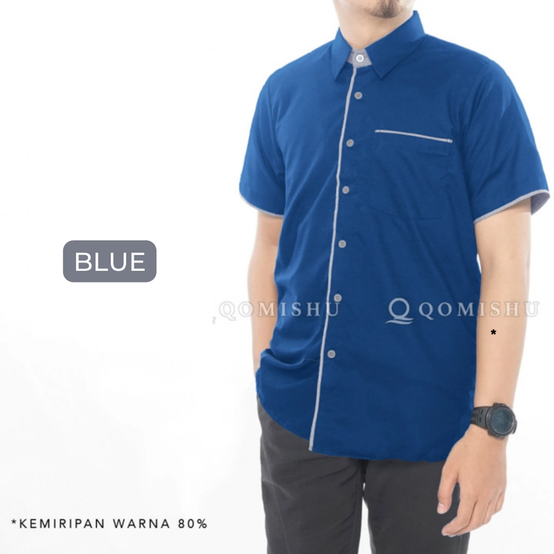 Product image Qomishu - Kemeja KMQ M Blue