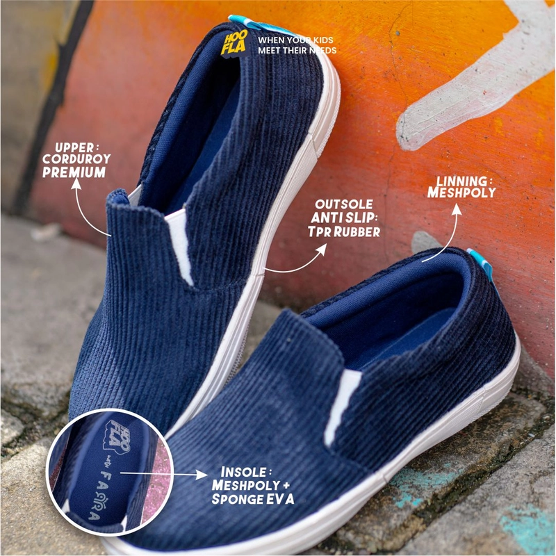 Product image Hoofla - Sepatu Slip On 31 Navy