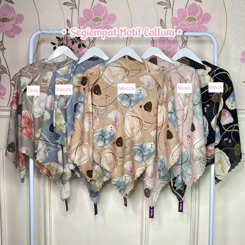 Product image Milyarda Hijab - Paket Hampers Box SegiEmpat Motif 2pcs Box