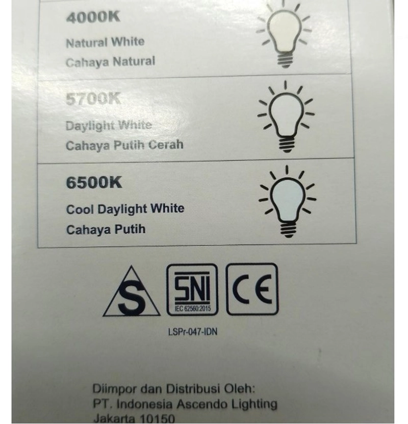 Product image UTAMAMEGA - Lampu Bulb Led Beli ( 3 Bonus 1 ) Midea 15 Watt Putih 6500K - Putih Daya 15 Watt