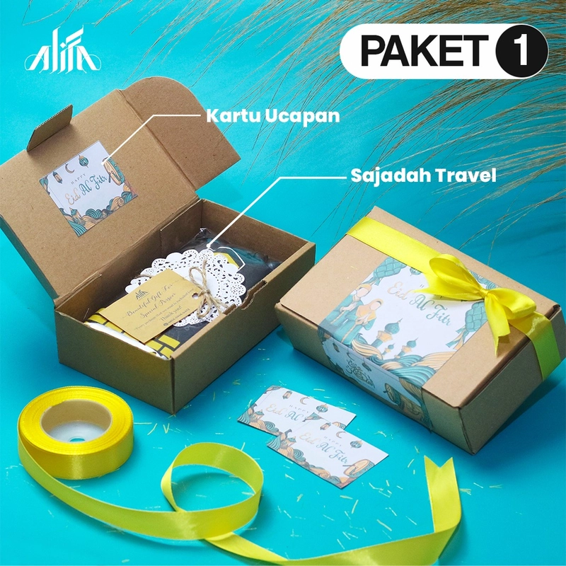 Product image Alifa - HAMPERS EKSKLUSIF PAKET 1 115g R1 Oleh-Oleh Haji