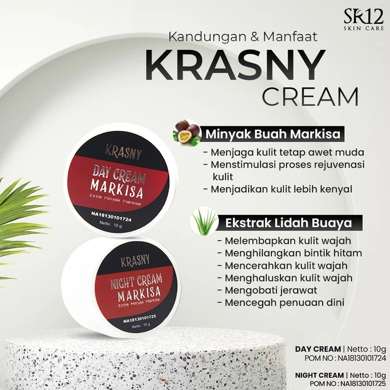 Product image Krasny Day and Night Cream Markisa 10gr Siang
