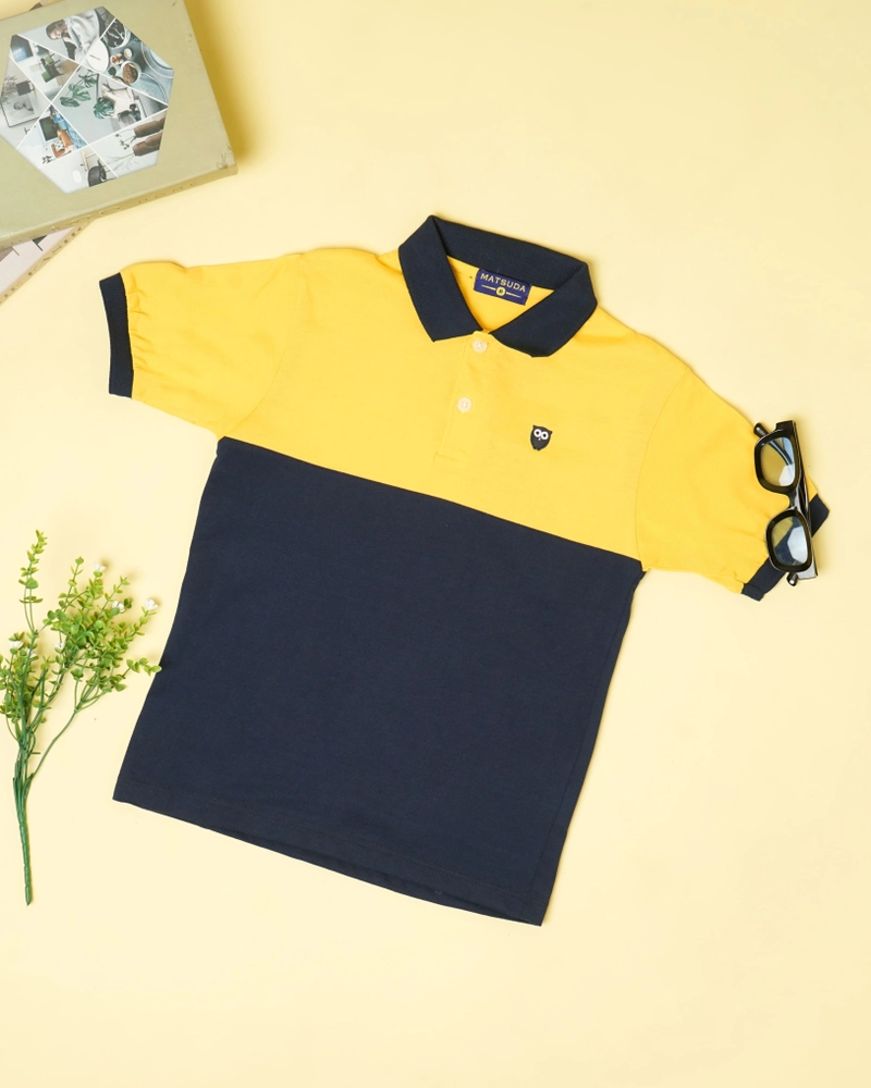 Product image MATSUDA APPAREL - Matsuda baju kaos polo anak laki laki katun umur 2-12 Oscar 2 YELLOW