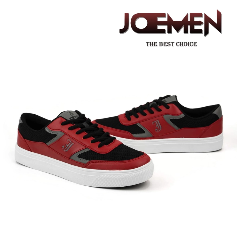 Product image Joemen Official - Sepatu Pria Sneakers Joemen J 71 Original Brand Sepatu Sneakers Ori Sport Untuk Kerja Sekolah K 39 Merah