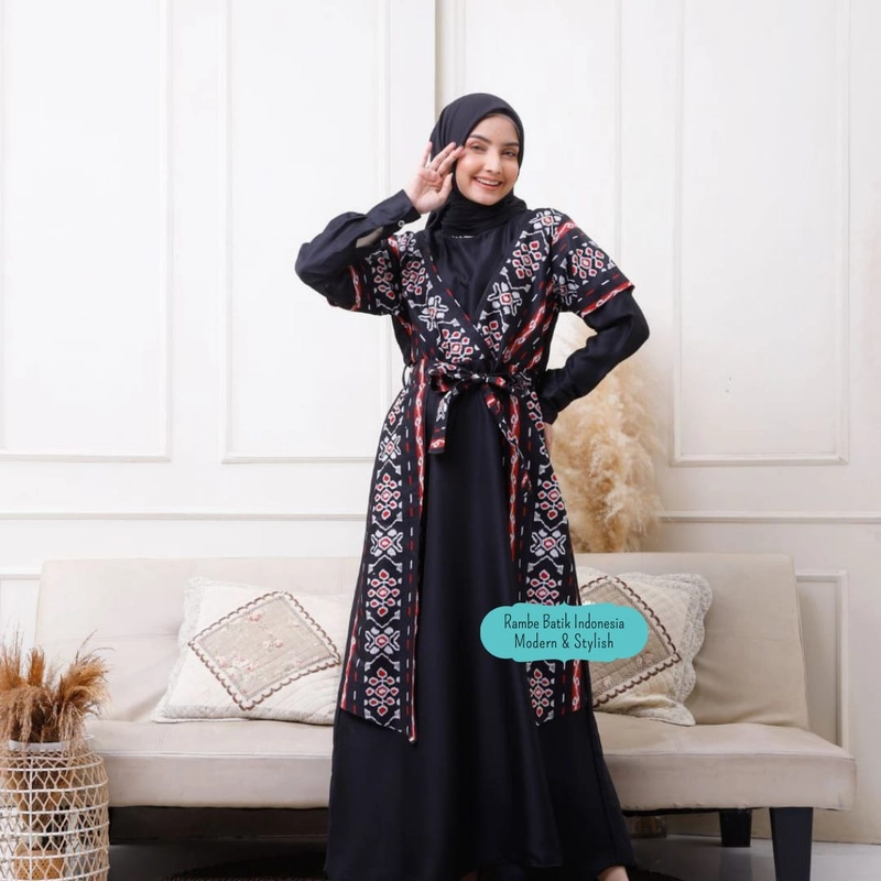 Product image Rambe Batik Indonesia Couple Sarimbit Batik Keluarga - Kode F2 Hem Anak Cowok No 8 F2