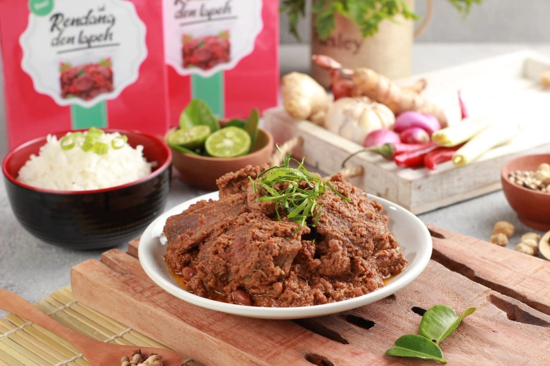Product image Rendang Den Lapeh - Paket Hemat 4 Rendang Daging Paket Hemat 1 Kg 1000 4 Rendang