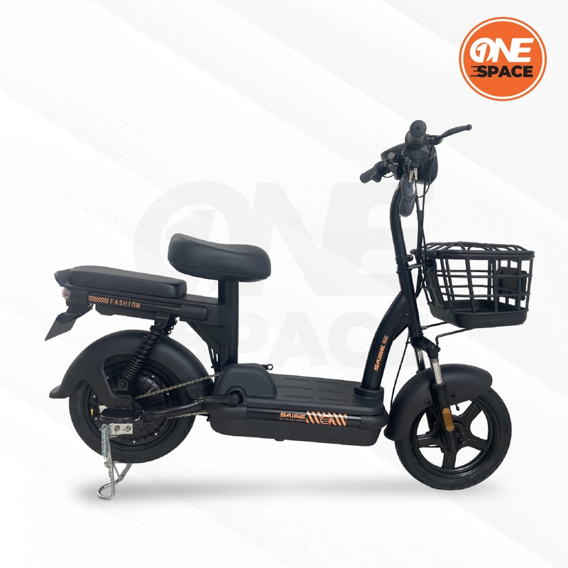 Product image One Space Kendaraan Listrik - SAIGE Lady Lite Sepeda Listrik 48V 12AH Reguler Black
