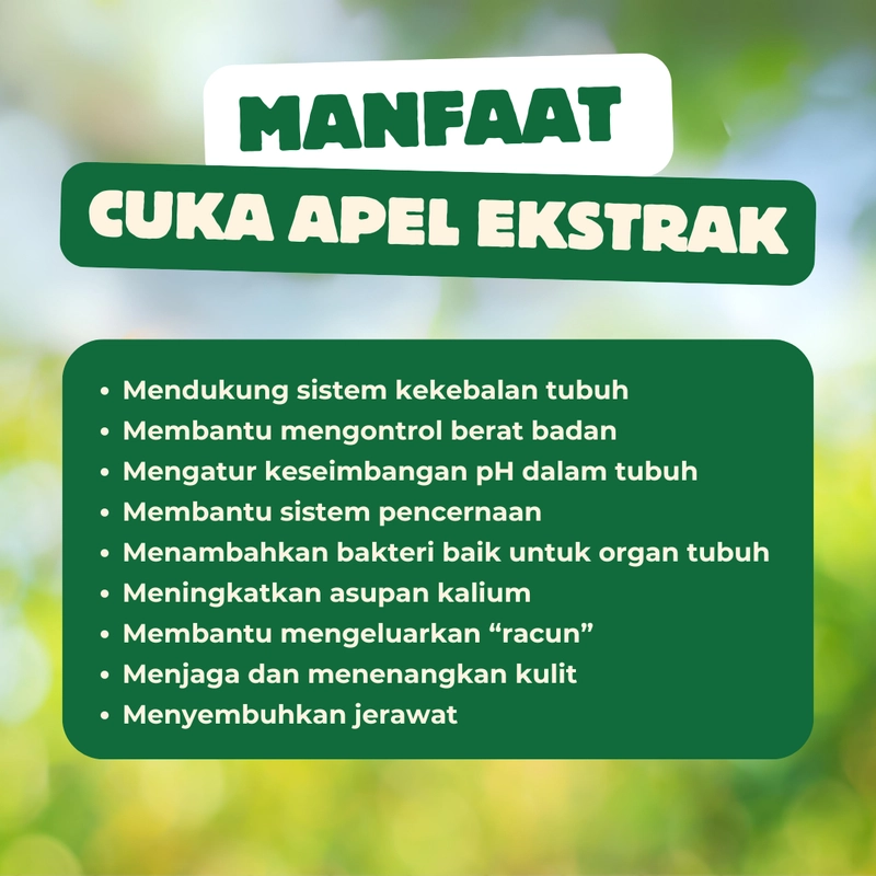 Product image SERAMBI BOTANI - Cuka Apel Ekstrak Apple Cider Vinegar Original 250ml Cuka Apel Ekstrak