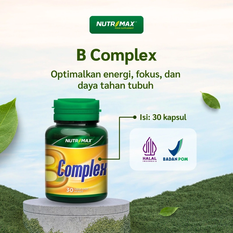 Product image Nutrimax B Complex Isi 30 Tablet 350g 30 Tablet
