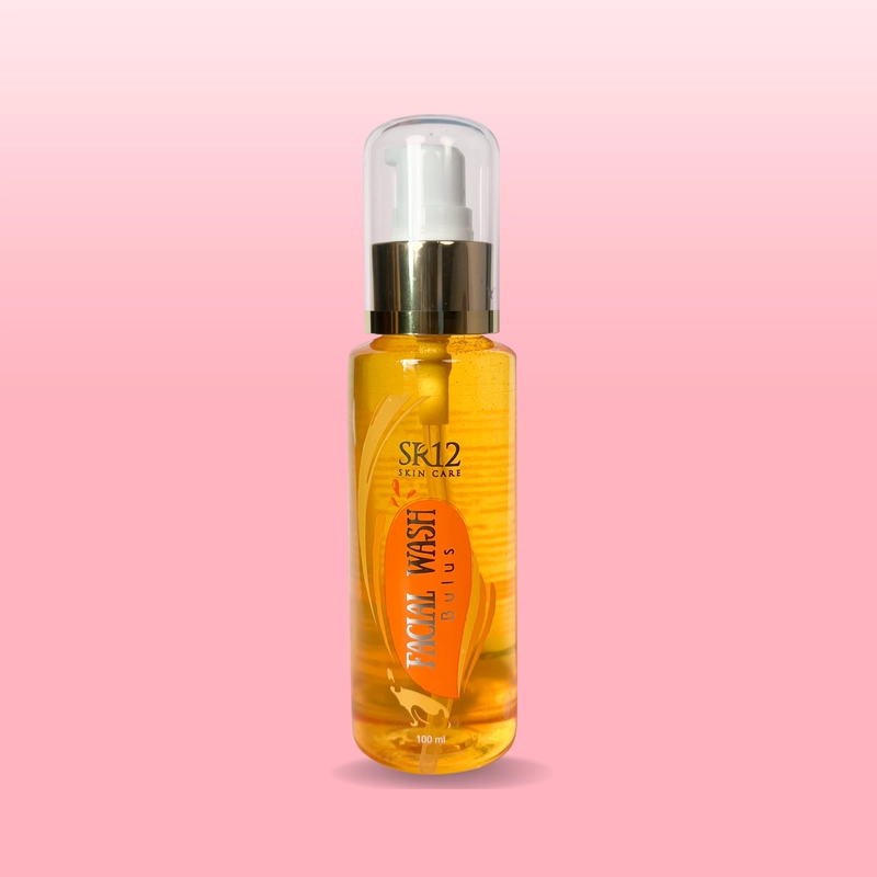 Product image SR12 Mimin - SR12 Facial Wash Bulus Mencerahkan Kulit Dan Mengatasi Kulit Berminyak 100 ml pump
