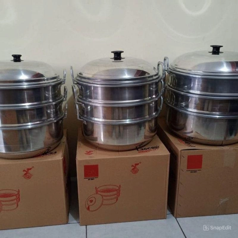 Product image Toko Mawar - Panci Kukus Langseng 9.000 Gr Silver
