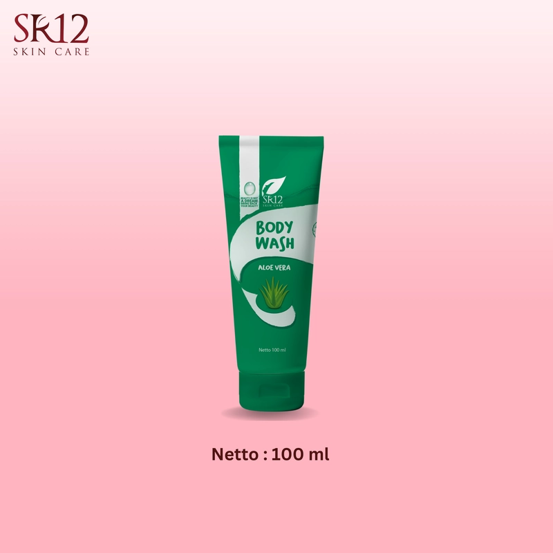 Product image SR12 Body Wash Aloevera Mencerahkan Dan Mengatasi Jerawat 100 ml Body Wash Aloevera