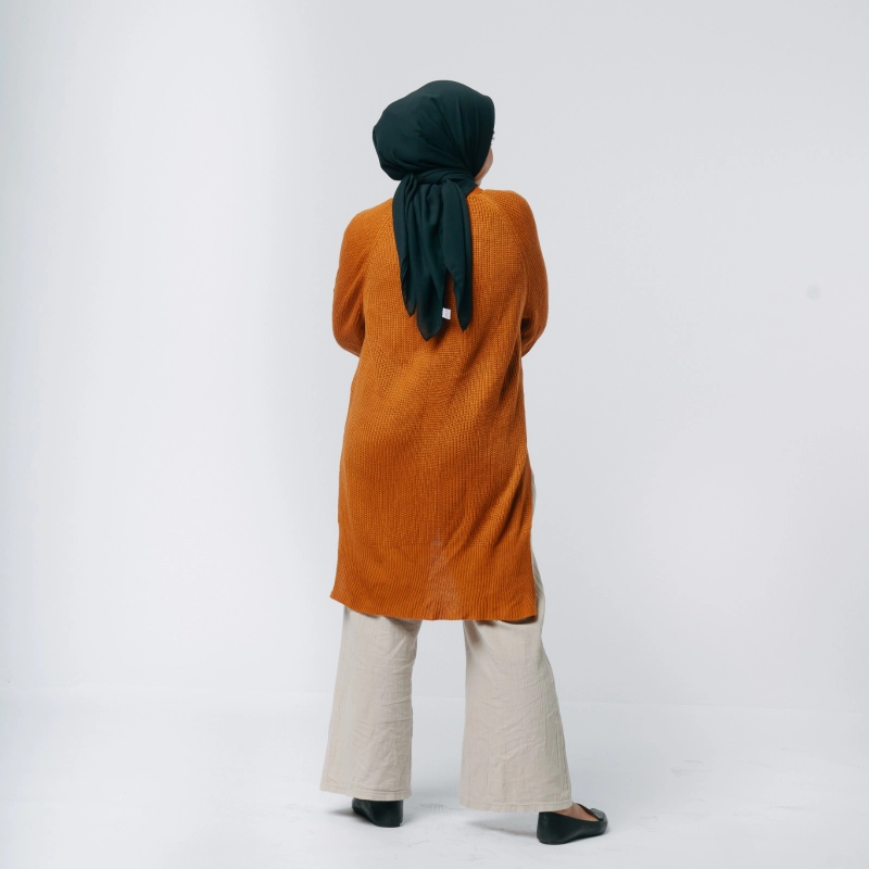Product image MKY Clothing - CARDIGAN RAJUT PANJANG SAKU One size Teracotta
